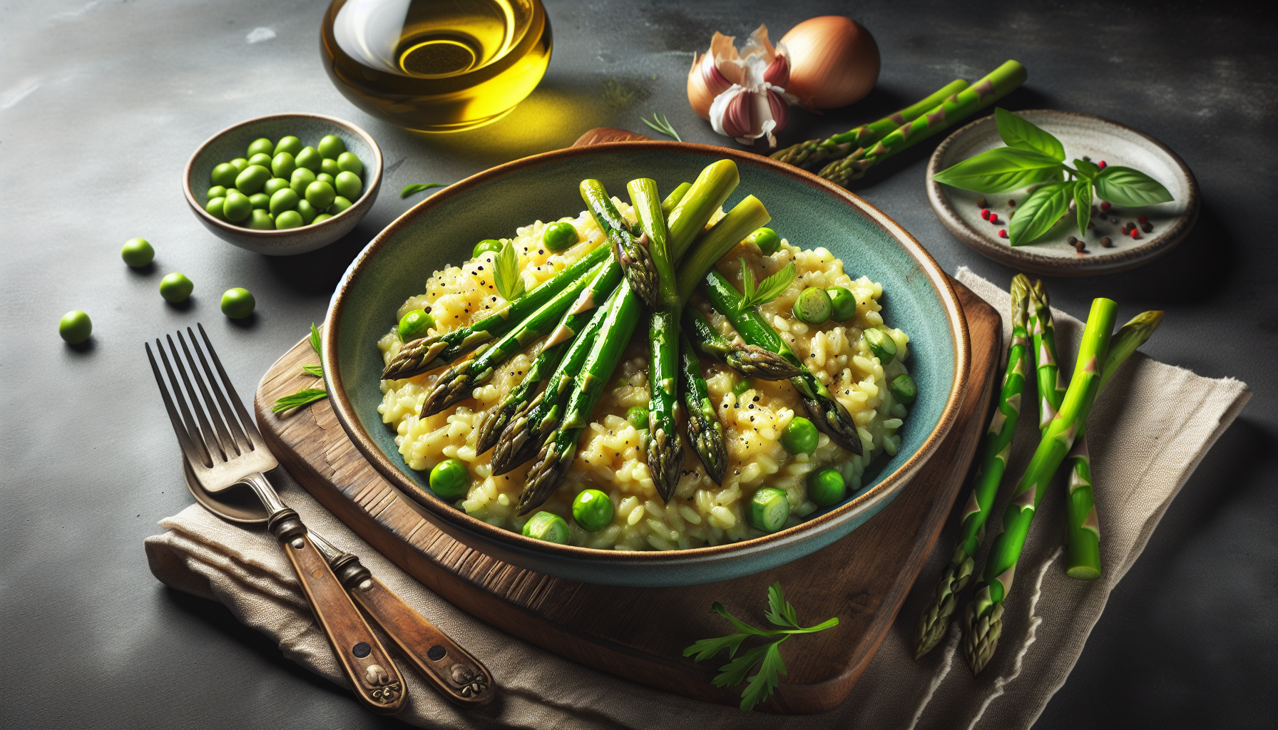 risotto asparagi e